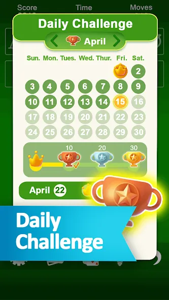 Скачать взлом Solitaire — Без рекламы и открыты все темы — скриншот 3