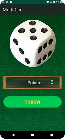 MultiDice взломанный APK — Без рекламы и все кубики — скриншот 2