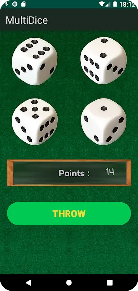MultiDice взломанный APK — Без рекламы и все кубики — скриншот 5