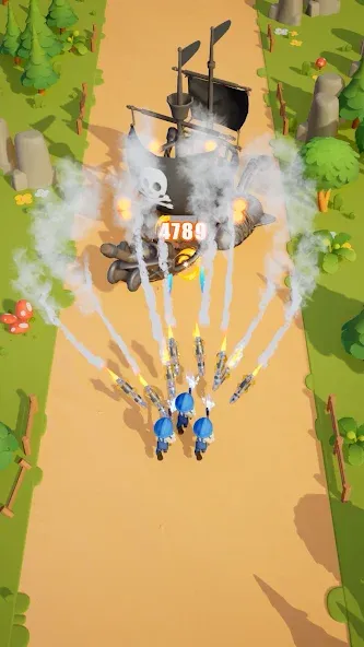 Mars Loot Run MOD APK скачать на Андроид — Неограниченные ресурсы и мощное оружие — скриншот 4