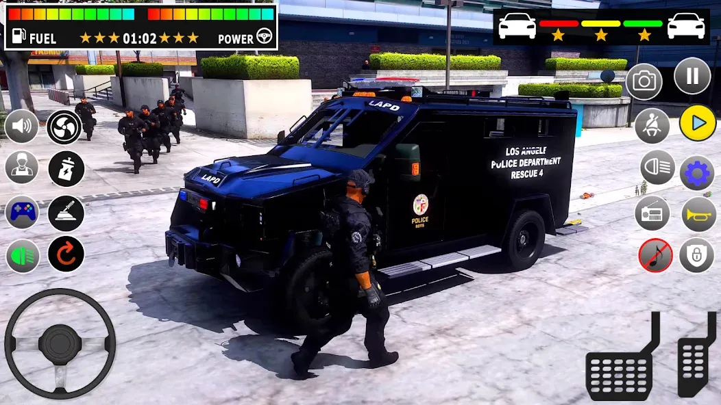 Скачать Police Games Simulator: PGS 3d мод — Безлимитные деньги и все машины открыты — скриншот 4