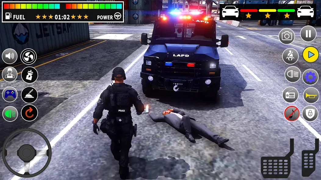 Скачать Police Games Simulator: PGS 3d мод — Безлимитные деньги и все машины открыты — скриншот 5