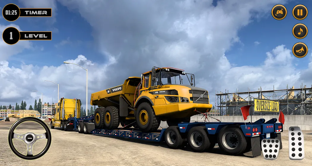 Скачать Real Excavator Simulator Games на Андроид с модом — Безлимитные деньги и топливо — скриншот 4