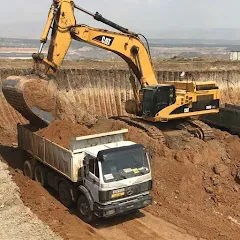 Скачать Real Excavator Simulator Games на Андроид с модом — Безлимитные деньги и топливо