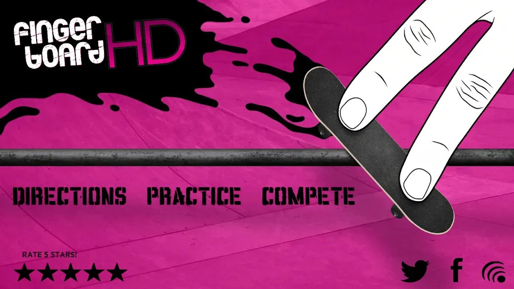 Скачать Fingerboard HD Skateboarding бесплатно — Безлимитные деньги и все доски открыты — скриншот 1 Скачать Fingerboard HD Skateboarding бесплатно — Безлимитные деньги и все доски открыты — скриншот 1