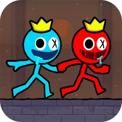 Red and Blue Stickman 2024 (Мод: Открыты все уровни и скины) — скачать на Андроид