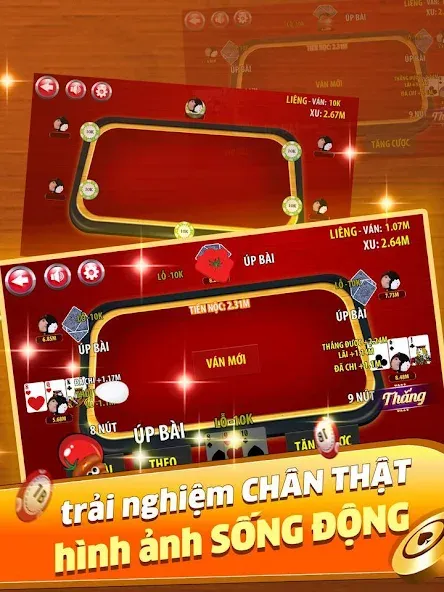 Liêng - Lieng MOD APK скачать на Андроид — Безлимитные монеты и быстрые победы — скриншот 1 Liêng - Lieng MOD APK скачать на Андроид — Безлимитные монеты и быстрые победы — скриншот 1