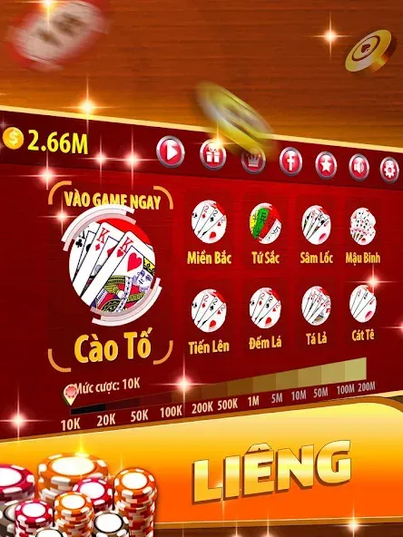 Liêng - Lieng MOD APK скачать на Андроид — Безлимитные монеты и быстрые победы — скриншот 2 Liêng - Lieng MOD APK скачать на Андроид — Безлимитные монеты и быстрые победы — скриншот 2