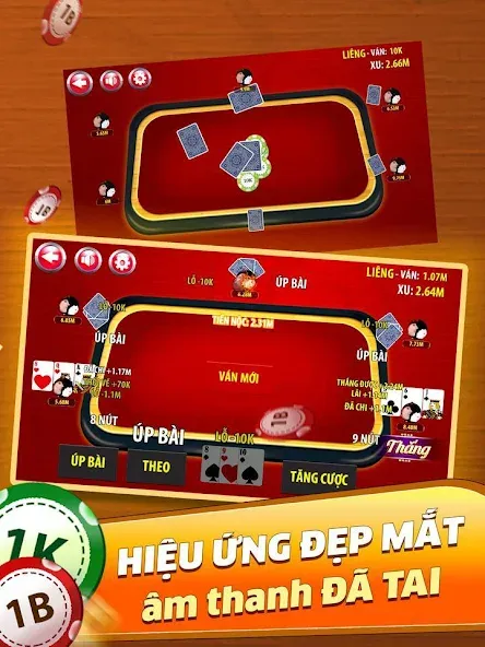 Liêng - Lieng MOD APK скачать на Андроид — Безлимитные монеты и быстрые победы — скриншот 4 Liêng - Lieng MOD APK скачать на Андроид — Безлимитные монеты и быстрые победы — скриншот 4