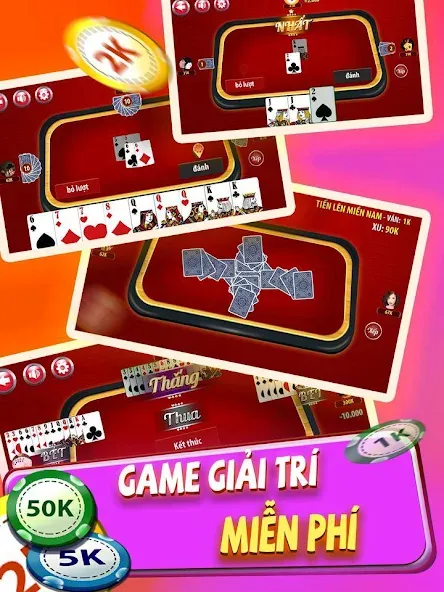 Скачать Tiến Lên Miền Nam - Tien Len Mod APK — Без рекламы и бесконечные монеты — скриншот 2 Скачать Tiến Lên Miền Nam - Tien Len Mod APK — Без рекламы и бесконечные монеты — скриншот 2