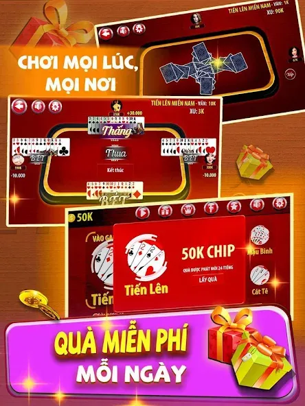 Скачать Tiến Lên Miền Nam - Tien Len Mod APK — Без рекламы и бесконечные монеты — скриншот 3 Скачать Tiến Lên Miền Nam - Tien Len Mod APK — Без рекламы и бесконечные монеты — скриншот 3