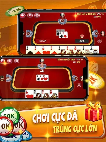 Скачать Tiến Lên Miền Nam - Tien Len Mod APK — Без рекламы и бесконечные монеты — скриншот 5 Скачать Tiến Lên Miền Nam - Tien Len Mod APK — Без рекламы и бесконечные монеты — скриншот 5