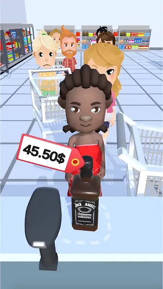 Hypermarket 3D — взломанная версия, Безлимитные деньги и все уровни открыты — скриншот 1 Hypermarket 3D — взломанная версия, Безлимитные деньги и все уровни открыты — скриншот 1