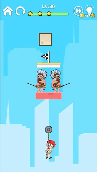 Скачать Zipline Rescue: Physics Game последней версии — Безлимитные деньги и все уровни — скриншот 3 Скачать Zipline Rescue: Physics Game последней версии — Безлимитные деньги и все уровни — скриншот 3