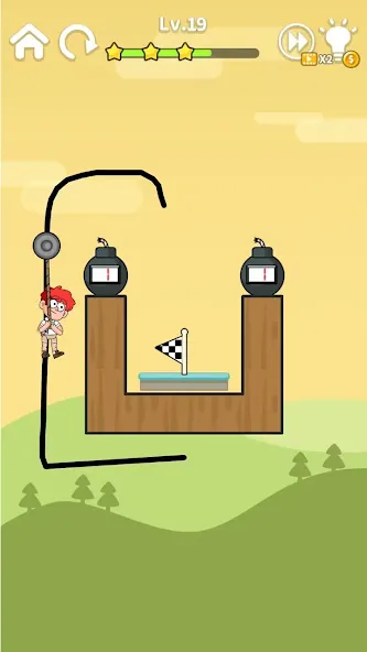 Скачать Zipline Rescue: Physics Game последней версии — Безлимитные деньги и все уровни — скриншот 4 Скачать Zipline Rescue: Physics Game последней версии — Безлимитные деньги и все уровни — скриншот 4