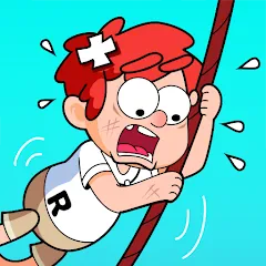 Скачать Zipline Rescue: Physics Game последней версии — Безлимитные деньги и все уровни