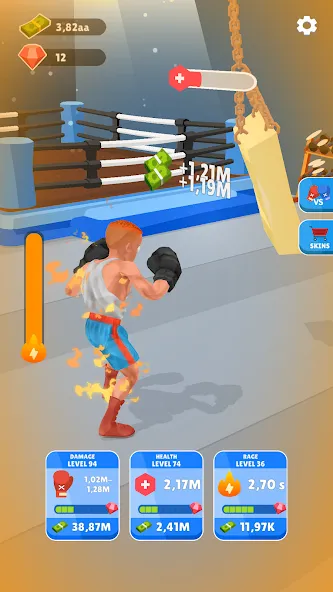Скачать Tap Punch - 3D Boxing последней версии — Безлимитные деньги и урон — скриншот 1 Скачать Tap Punch - 3D Boxing последней версии — Безлимитные деньги и урон — скриншот 1