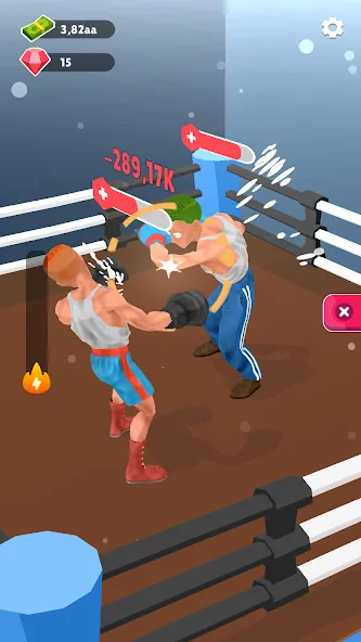 Скачать Tap Punch - 3D Boxing последней версии — Безлимитные деньги и урон — скриншот 2 Скачать Tap Punch - 3D Boxing последней версии — Безлимитные деньги и урон — скриншот 2