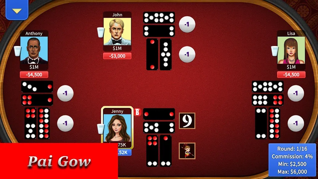Pai Gow Online - KK Paigow 2 MOD APK скачать на Андроид — Безлимитные монеты и удача — скриншот 4 Pai Gow Online - KK Paigow 2 MOD APK скачать на Андроид — Безлимитные монеты и удача — скриншот 4