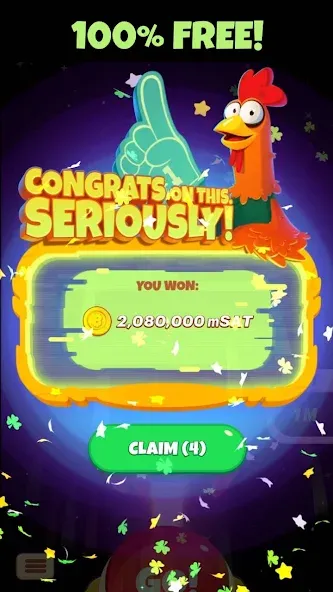 Скачать Chicken or Crash! Win Bitcoin. Mod APK — Безлимитные биткоины и жизни — скриншот 5