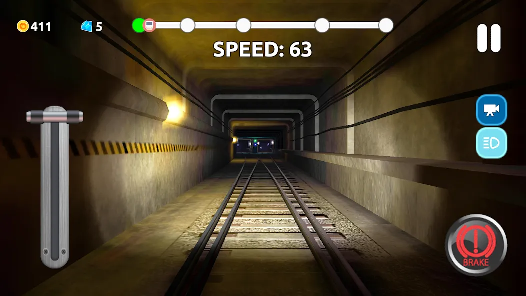 Subway Train Simulator MOD APK: Безлимитные деньги и все поезда — скриншот 5