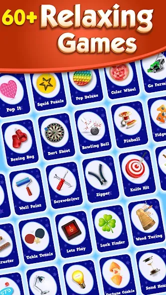Antistress - Relaxing Games — скачать мод: Расслабляющие мини-игры без рекламы — скриншот 1