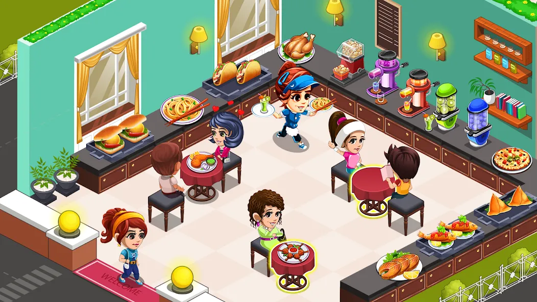 Cooking Restaurant Kitchen взлом APK — Безлимитные деньги и все блюда открыты — скриншот 1 Cooking Restaurant Kitchen взлом APK — Безлимитные деньги и все блюда открыты — скриншот 1