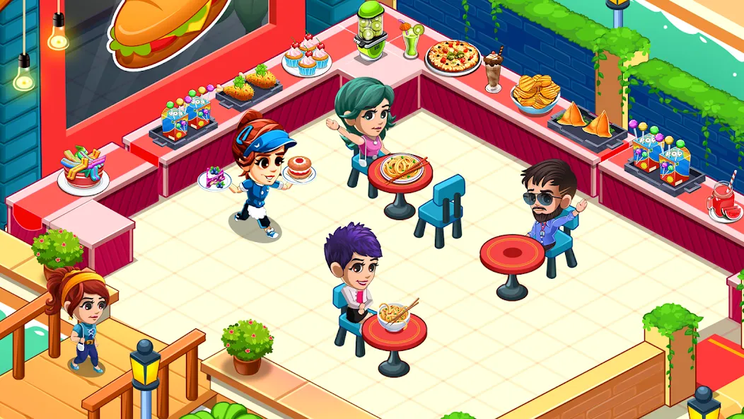Cooking Restaurant Kitchen взлом APK — Безлимитные деньги и все блюда открыты — скриншот 2 Cooking Restaurant Kitchen взлом APK — Безлимитные деньги и все блюда открыты — скриншот 2