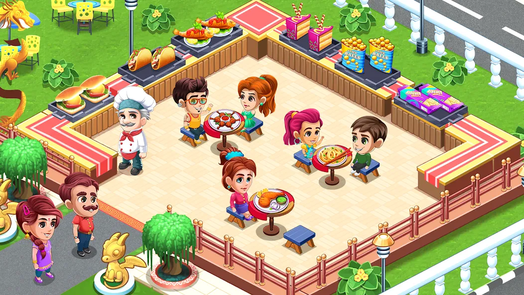 Cooking Restaurant Kitchen взлом APK — Безлимитные деньги и все блюда открыты — скриншот 4 Cooking Restaurant Kitchen взлом APK — Безлимитные деньги и все блюда открыты — скриншот 4