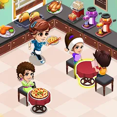 Cooking Restaurant Kitchen взлом APK — Безлимитные деньги и все блюда открыты