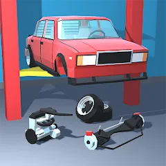Retro Garage - Car Mechanic MOD APK: Безлимитные деньги и запчасти