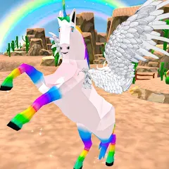 Скачать Flying Unicorn Pegasus Games бесплатно — Бесконечная энергия и быстрый полёт