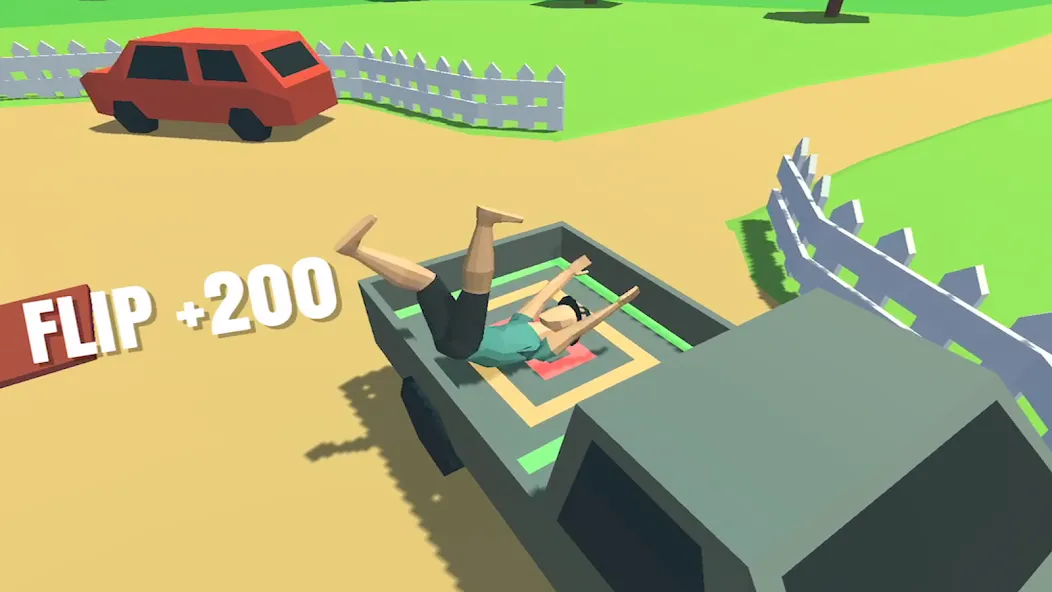Скачать Flip Trickster - Parkour Simul на Андроид с модом — Безлимитные деньги и все уровни — скриншот 3