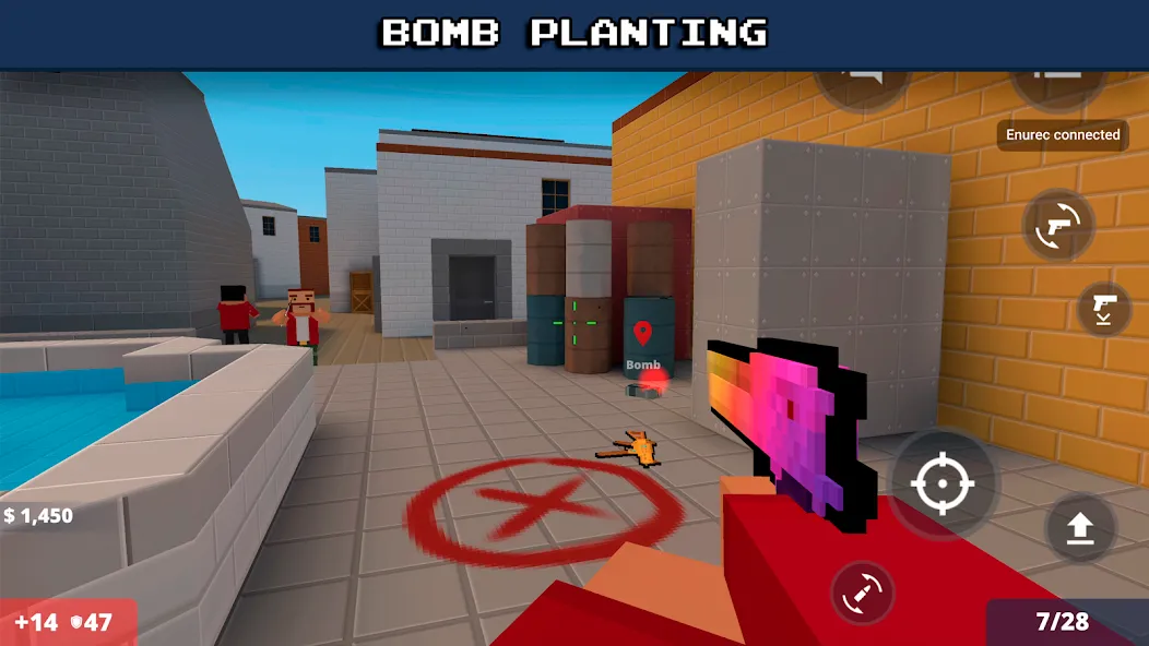 Block Strike: Online Shooter — последняя версия с модом (Безлимитные монеты и всё оружие) — скриншот 3