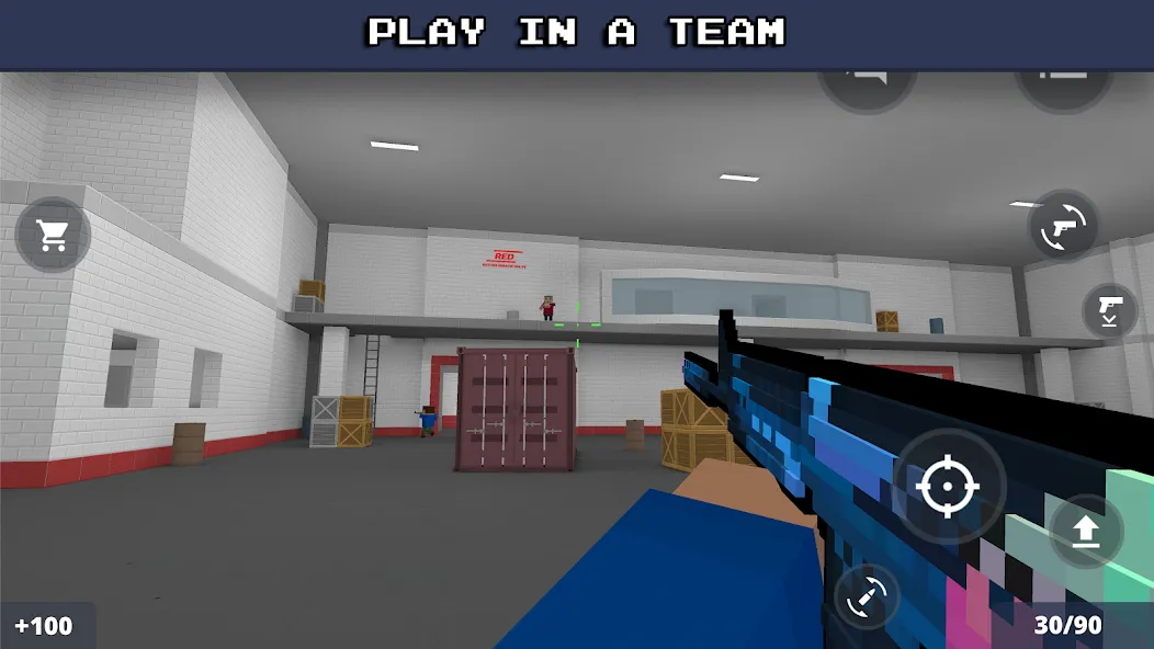 Block Strike: Online Shooter — последняя версия с модом (Безлимитные монеты и всё оружие) — скриншот 5