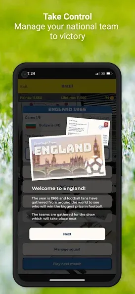 International Football Manager MOD APK: Безлимитные деньги и все команды открыты — скриншот 4 International Football Manager MOD APK: Безлимитные деньги и все команды открыты — скриншот 4