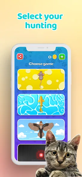 Games for Cat－Toy Mouse & Fish взлом APK — Новые игрушки и рыбки — скриншот 2