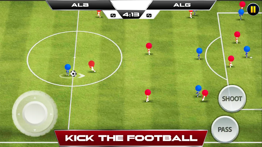Stickman Soccer Football Game взломанный APK — Безлимитные монеты и открыты все команды — скриншот 4