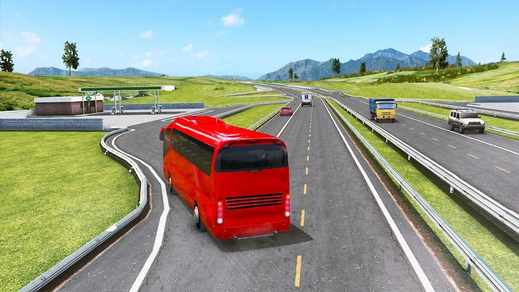 Highway Bus Simulator Bus Game взлом на Андроид — Безлимитное топливо и все автобусы открыты — скриншот 4 Highway Bus Simulator Bus Game взлом на Андроид — Безлимитное топливо и все автобусы открыты — скриншот 4