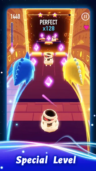 Rolling Twins: Music Ball Rush мод на Андроид: Безлимитные деньги и алмазы — скриншот 1 Rolling Twins: Music Ball Rush мод на Андроид: Безлимитные деньги и алмазы — скриншот 1