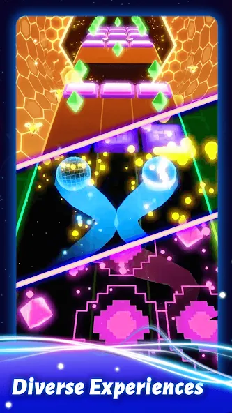 Rolling Twins: Music Ball Rush мод на Андроид: Безлимитные деньги и алмазы — скриншот 5 Rolling Twins: Music Ball Rush мод на Андроид: Безлимитные деньги и алмазы — скриншот 5
