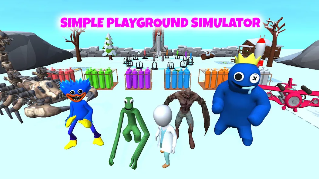 Grimace monster playground MOD APK: Безлимитные ресурсы и открыты все уровни — скриншот 4 Grimace monster playground MOD APK: Безлимитные ресурсы и открыты все уровни — скриншот 4