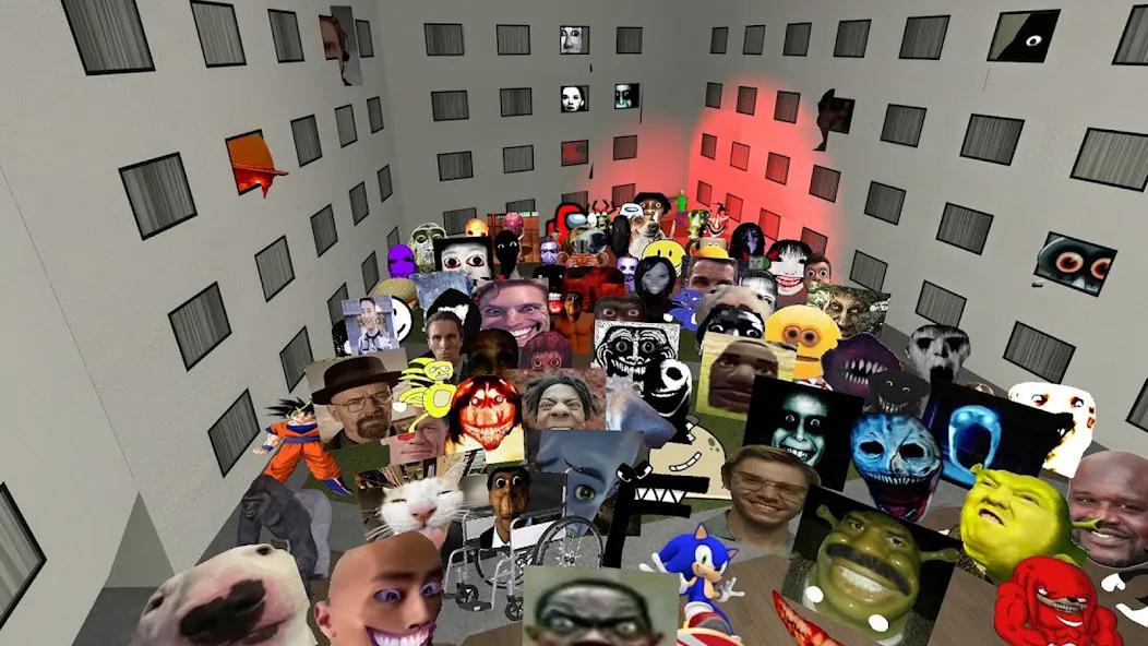 Nextbots In Backrooms: Shooter взломанный APK — Безлимитные патроны и бессмертие — скриншот 4 Nextbots In Backrooms: Shooter взломанный APK — Безлимитные патроны и бессмертие — скриншот 4