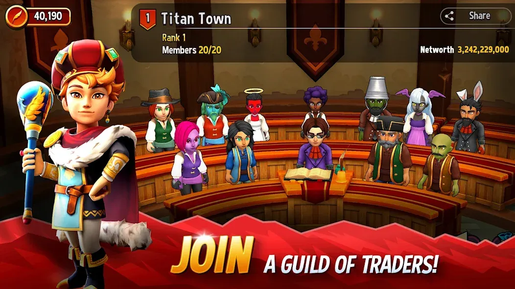 Скачать Shop Titans: RPG Idle Tycoon мод — Безлимитные деньги и ресурсы — скриншот 5