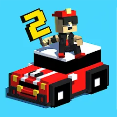 Скачать Smashy Road: Wanted 2 — Безлимитные деньги и все машины