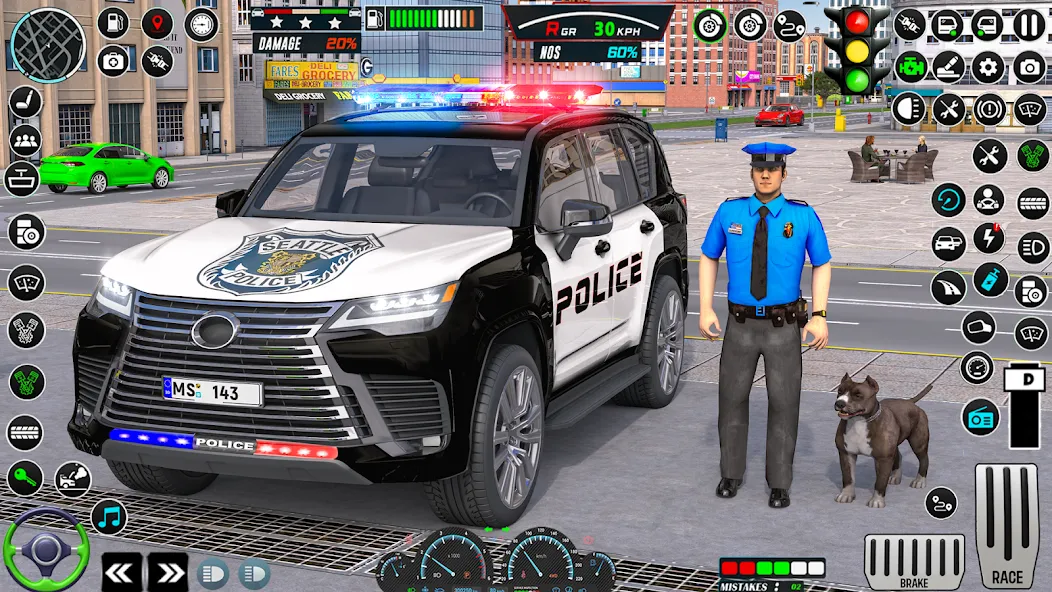 US Police Car Parking - King — скачать мод: Безлимитные деньги и все машины — скриншот 1 US Police Car Parking - King — скачать мод: Безлимитные деньги и все машины — скриншот 1