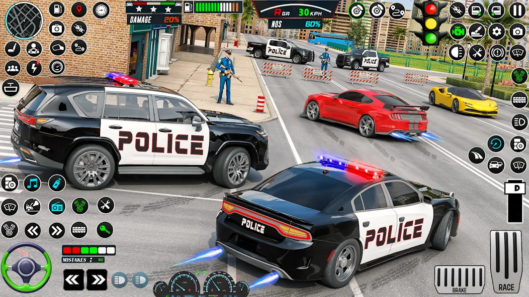 US Police Car Parking - King — скачать мод: Безлимитные деньги и все машины — скриншот 2 US Police Car Parking - King — скачать мод: Безлимитные деньги и все машины — скриншот 2