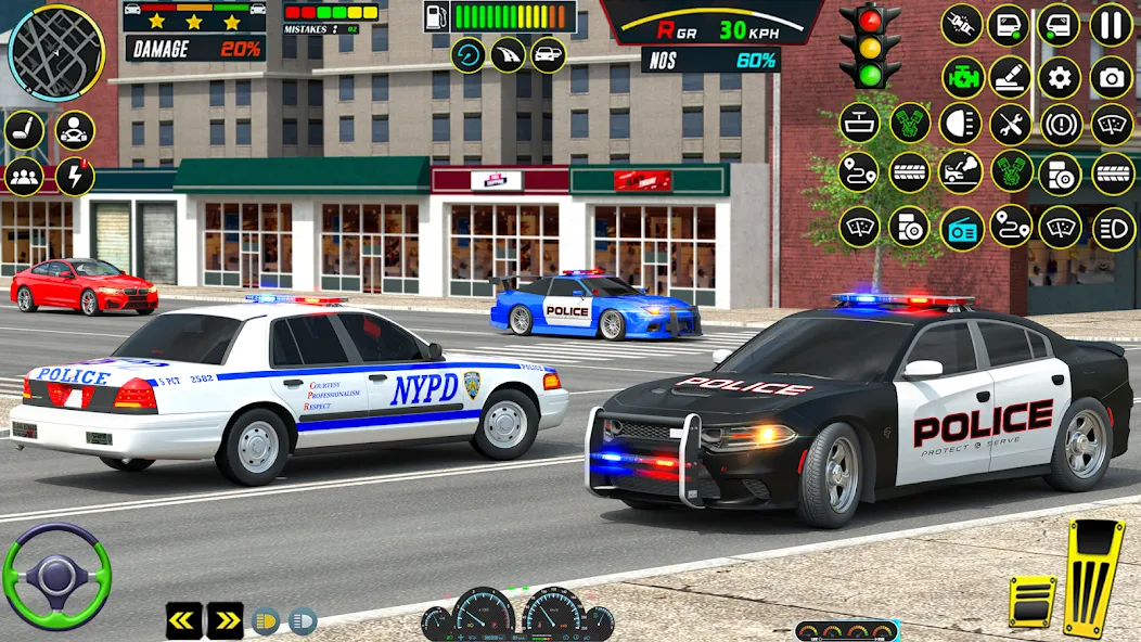 US Police Car Parking - King — скачать мод: Безлимитные деньги и все машины — скриншот 3 US Police Car Parking - King — скачать мод: Безлимитные деньги и все машины — скриншот 3