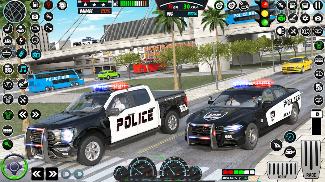 US Police Car Parking - King — скачать мод: Безлимитные деньги и все машины — скриншот 4 US Police Car Parking - King — скачать мод: Безлимитные деньги и все машины — скриншот 4