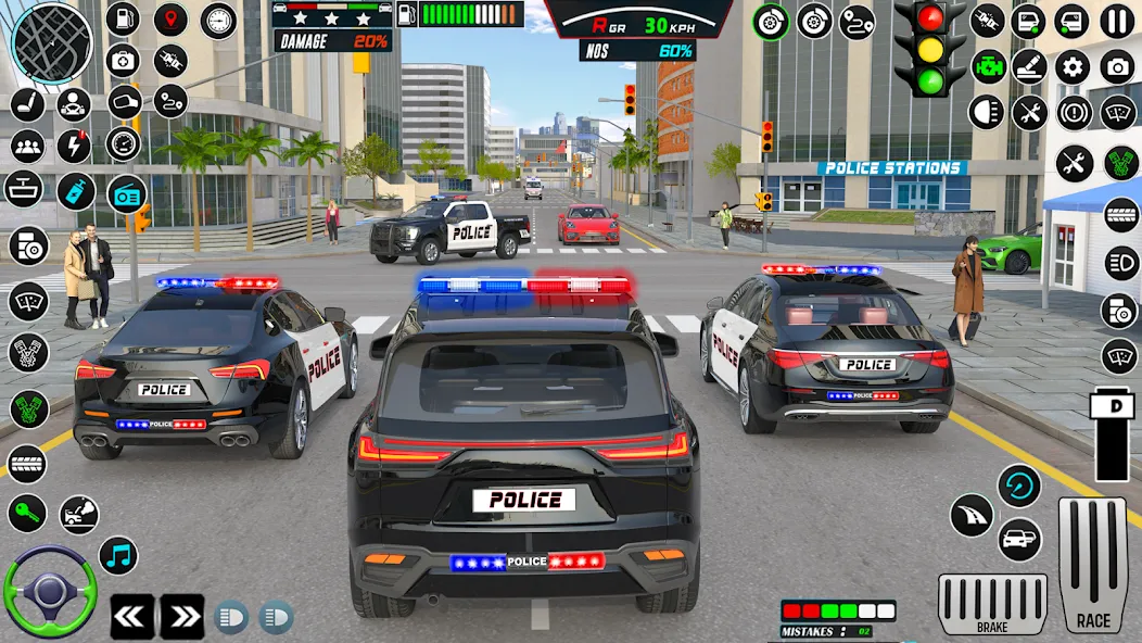 US Police Car Parking - King — скачать мод: Безлимитные деньги и все машины — скриншот 5 US Police Car Parking - King — скачать мод: Безлимитные деньги и все машины — скриншот 5